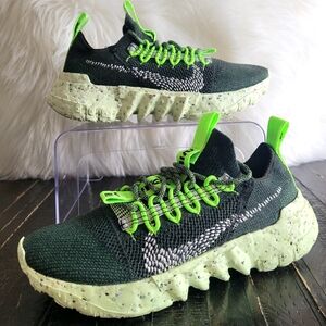 Nike Space Hippie 01 Carbon Green Running Sneakers Men's Size 5.5